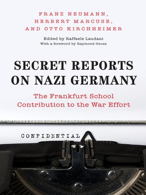 cover image of Secret Reports on Nazi Germany